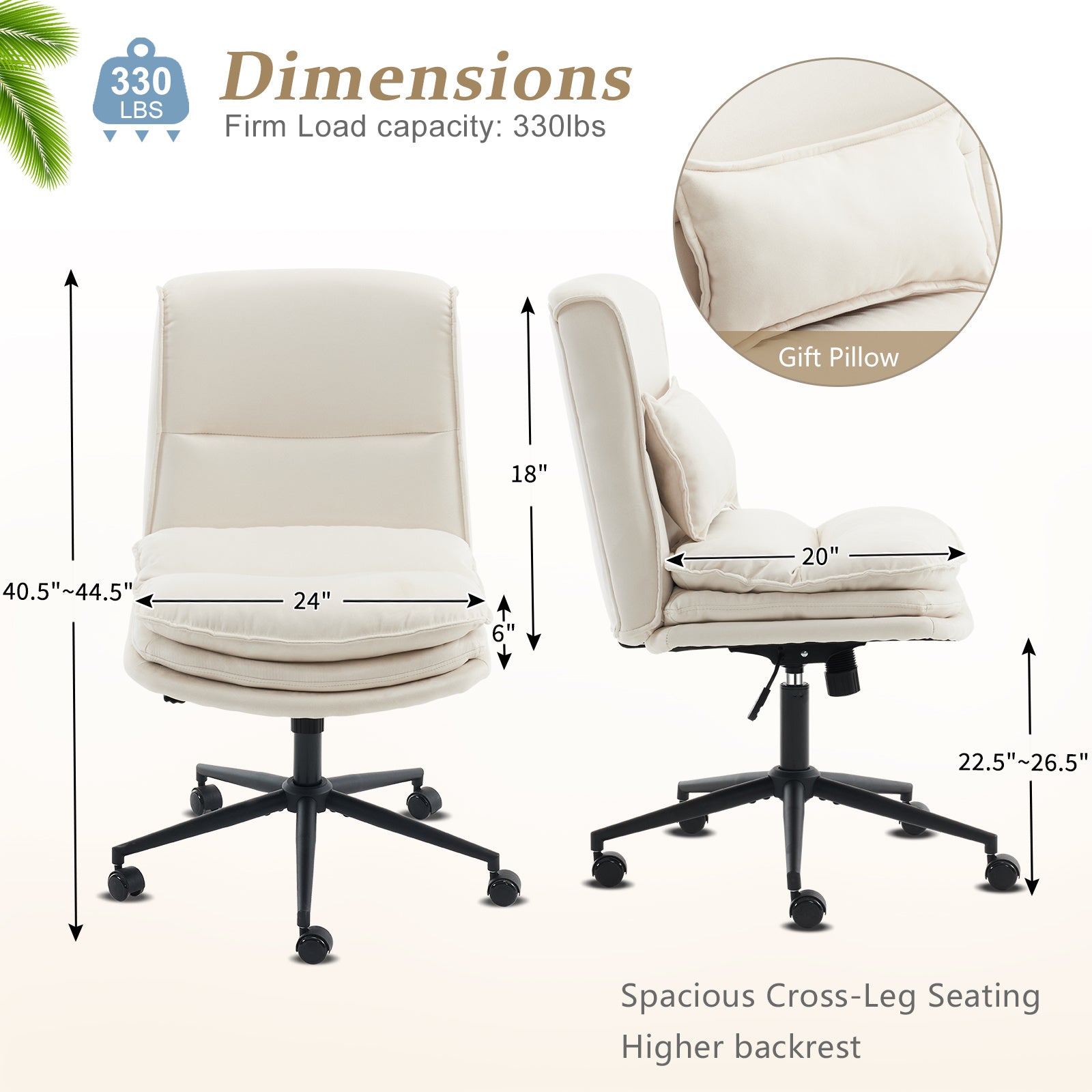 Comfy Criss Cross Legged Chair, 18\